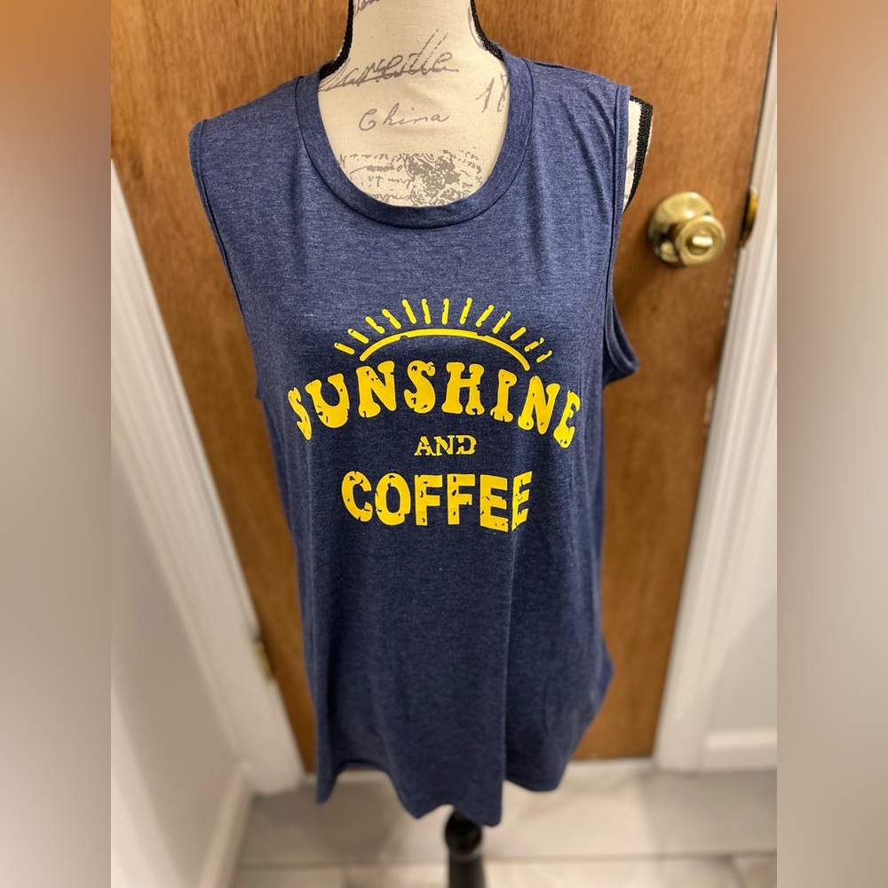 Rosemia Tank Tops Summer T Shirts Sleeveles
“Sunshine & Coffee”